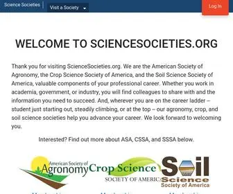 Sciencesocieties.org(American Society of Agronomy) Screenshot