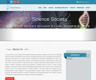 Sciencesociety.co(Science Society) Screenshot