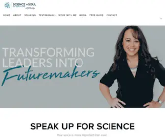 Sciencesoulspeaking.com(Keynote Speaker Coaching) Screenshot