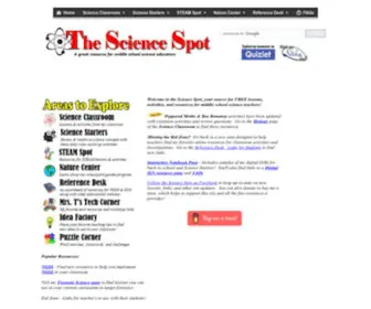 Sciencespot.net(The Science Spot) Screenshot