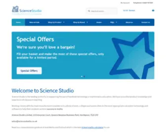 Sciencestudio.co.uk(Science Studio) Screenshot