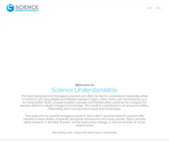 Scienceunderstandable.com(Biological Sciences for Everybody) Screenshot