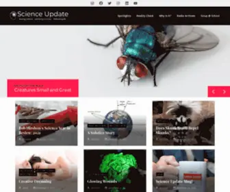 Scienceupdate.com(Science Update) Screenshot