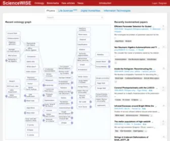 Sciencewise.info(Scientific Web) Screenshot