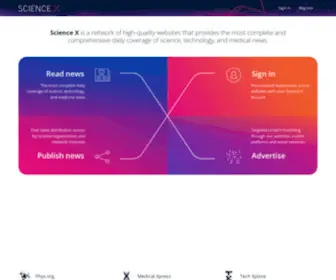 Sciencex.com(Science X network) Screenshot