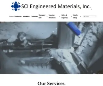 Sciengineeredmaterials.com(SCI Engineered Materials) Screenshot