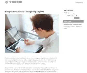 Sciennet.com(Sciennet Søk Billig Forbrukslån) Screenshot