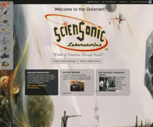 Sciensonic.net(ScienSonic Laboratories) Screenshot