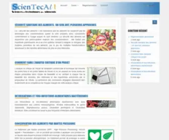 Scientecal.com(Accueil) Screenshot