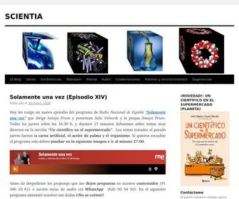 Scientiablog.com(SCIENTIA) Screenshot