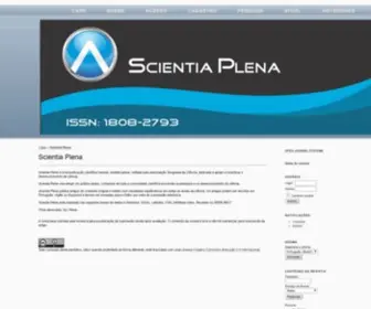 Scientiaplena.org.br(Scientia Plena) Screenshot
