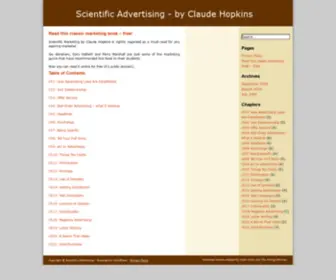 Scientific-Advertising.co.uk(Scientific Advertising) Screenshot