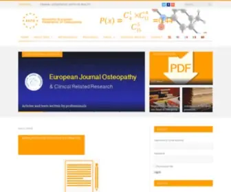 Scientific-European-Federation-Osteopaths.org(Inicio) Screenshot