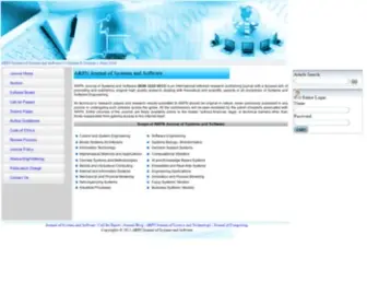 Scientific-Journals.org(ARPN Journal of Systems and Software) Screenshot