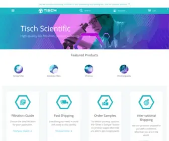 ScientificFilters.com(Tisch Scientific) Screenshot