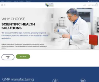 Scientifichealthsolutions.com(Scientific Health Solutions) Screenshot