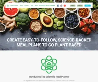 Scientificmealplanner.com(The Scientific Meal Planner) Screenshot