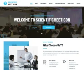 Scientificmeeticon.com(Scientific Meet Icon Conferences) Screenshot