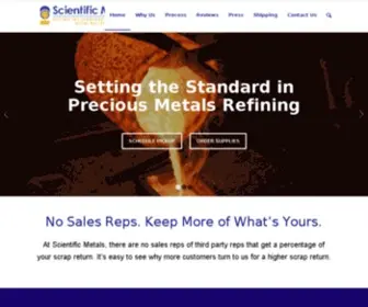 Scientificmetals.com(Scientific Metals) Screenshot
