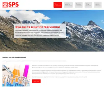 ScientificProcurement.com(SPS) Screenshot