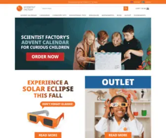 Scientistfactory.com(Scientist Factory) Screenshot