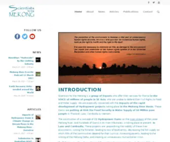 Scientists4Mekong.com(The River of Life) Screenshot