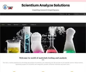 Scientiumanalyze.com(Scientiumanalyze) Screenshot