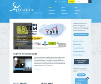Scientix.eu(Home) Screenshot