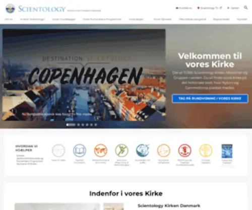 Scientology-Denmark.org(Alle Er Velkomne) Screenshot
