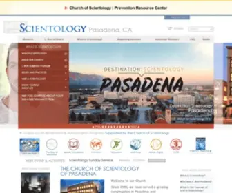 Scientology-Pasadena.org(Church of Scientology of Pasadena) Screenshot