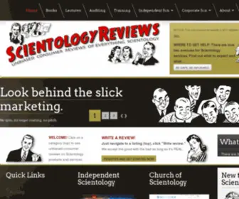 Scientologyreviews.com(Scientology Reviews home) Screenshot