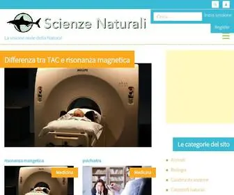 Scienze-Naturali.com(Scienze Naturali) Screenshot