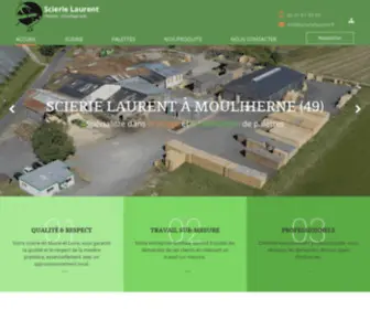 Scierielaurent.com(Scierie dans le Maine) Screenshot