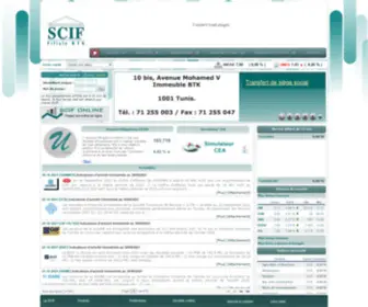 Scif.com.tn(Site Officiel) Screenshot