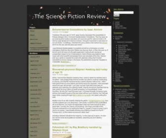 Scifi-Review.net(The Science Fiction Review) Screenshot