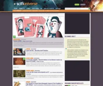 Scifi-Universe.com(L'incontournable des fans de science) Screenshot