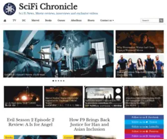 Scifichronicle.com(SciFi Chronicle) Screenshot