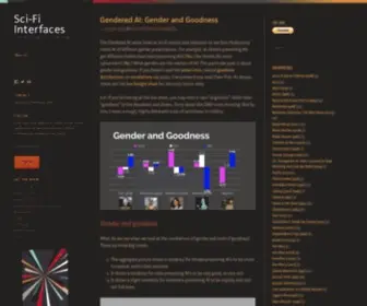 Scifiinterfaces.com(Sci-fi interfaces) Screenshot
