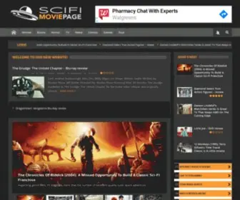 Scifimoviepage.com(Sci-Fi Movie Page) Screenshot