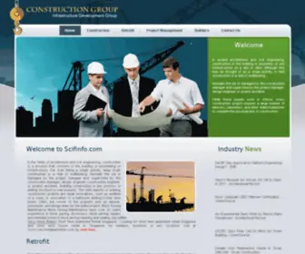 Scifinfo.com(Construction Group) Screenshot