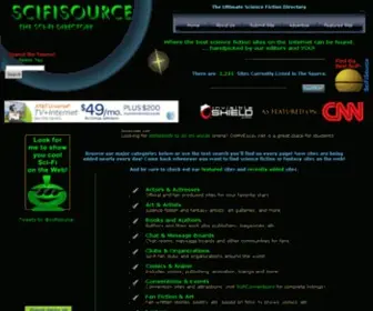 Scifisource.com(Science fiction directory) Screenshot