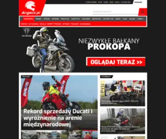 Scigacz.pl(Motocykle, motory, skutery, Ĺcigacze) Screenshot