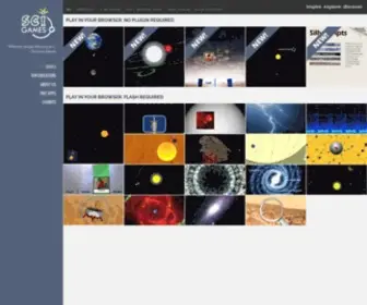 Scigames.org(Inspire) Screenshot
