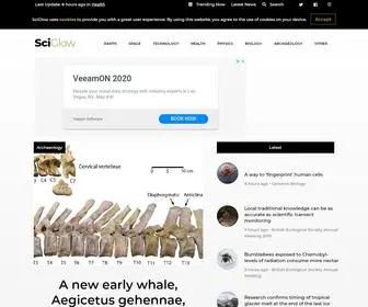 Sciglow.com(All Science News In One Place) Screenshot