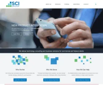 Scigrp.com(SCI Group) Screenshot