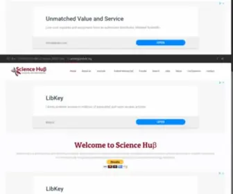 Scihub.org(Science Huβ Publishing) Screenshot