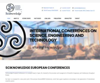 Sciknowledge-Conferences.com(Sciknowledge Conferences) Screenshot