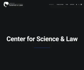 Scilaw.org(Center for Science & Law) Screenshot