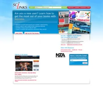 Scilinks.org(Science links) Screenshot