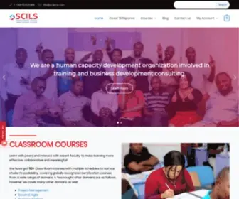 Scilsng.com(Enroll for the best IT and Management training and certifications. Courses include) Screenshot